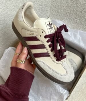 Adidas Samba Bege/Bordeaux