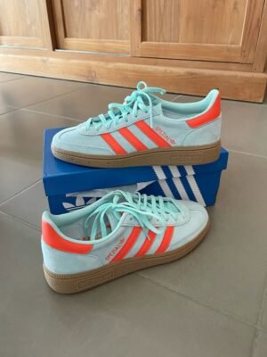 Adidas Spezial Verde Agua/Laranja